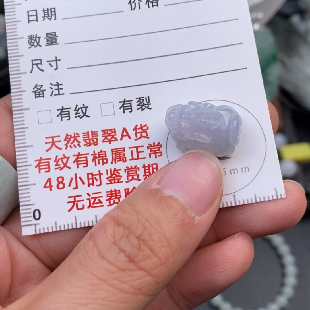 翡翠未镶嵌颈饰貔貅