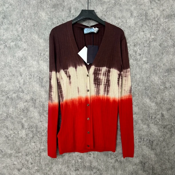 未使用 Prada/普拉达 Prada拼色渐变开衫