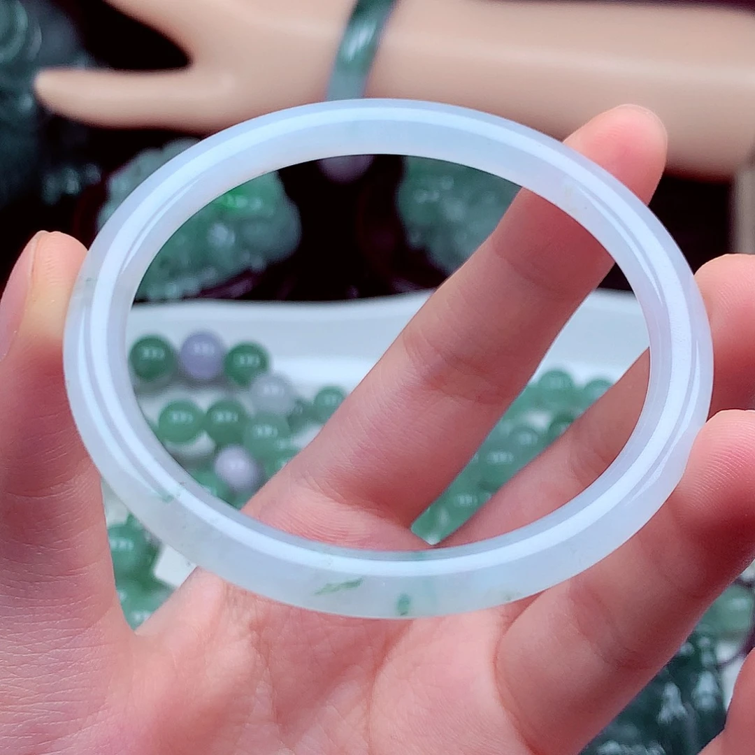 未镶嵌手链翡翠翡翠A货手镯