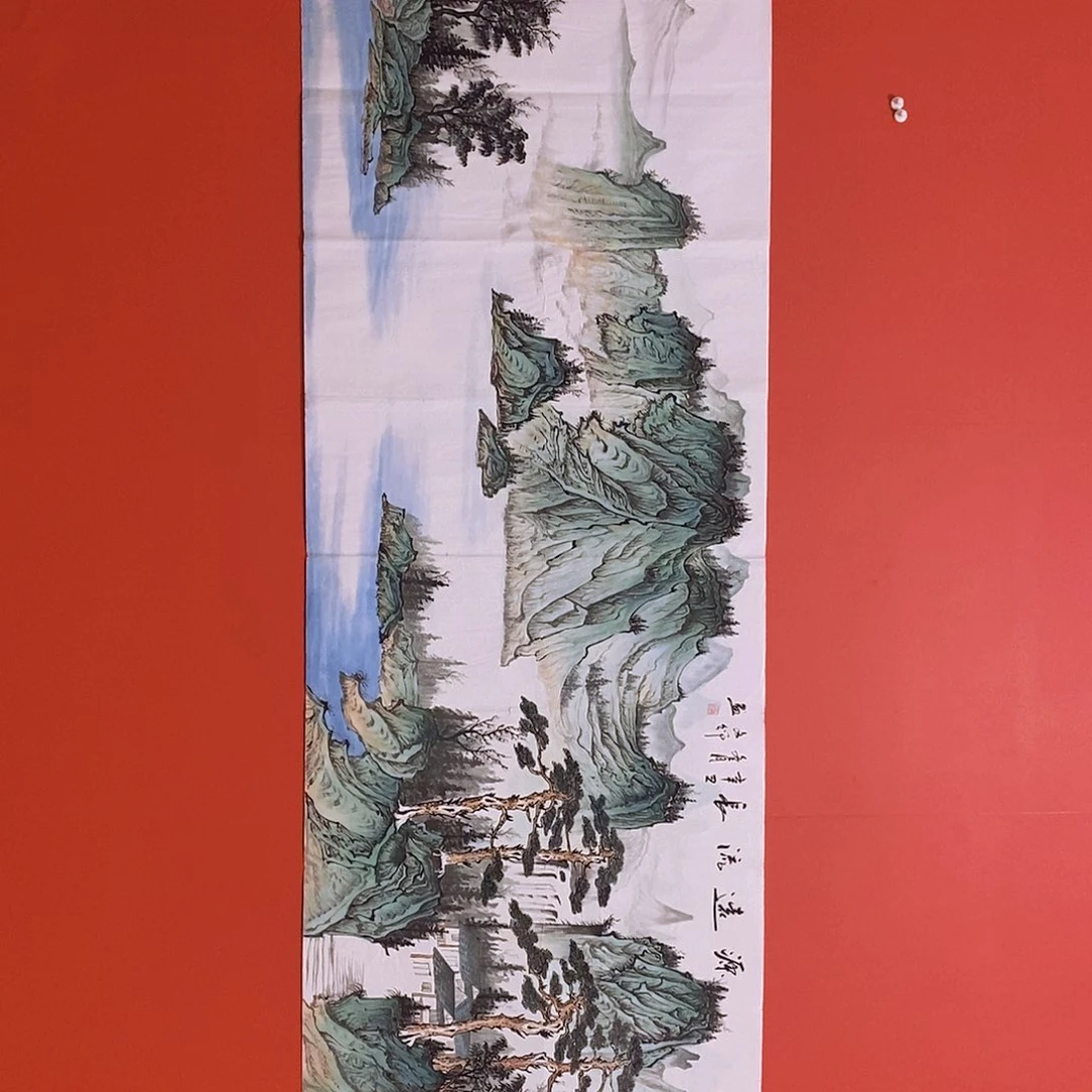 国画山水花鸟国画作品