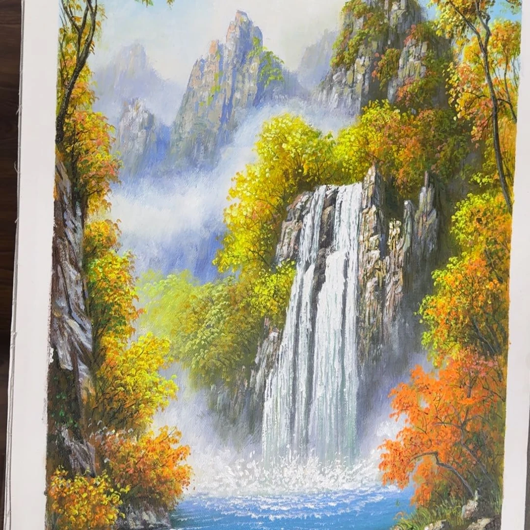 油画加油加油努力加油加油