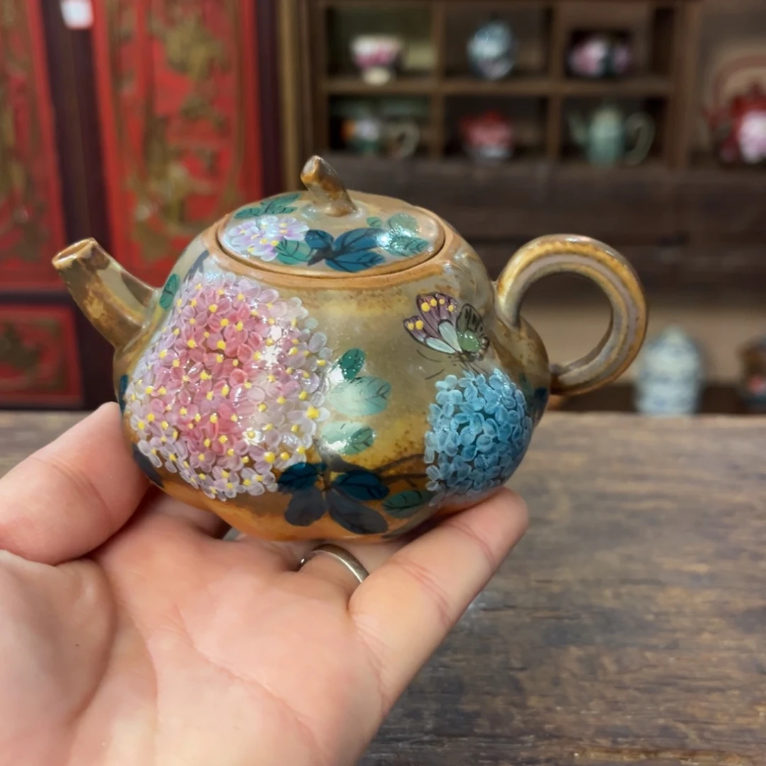 柴烧手工手绘陶瓷