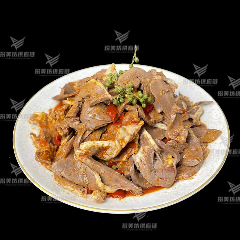 麻辣猪心片鲜香下酒菜卤味开袋即食爽口小吃熟食店专用猪内脏