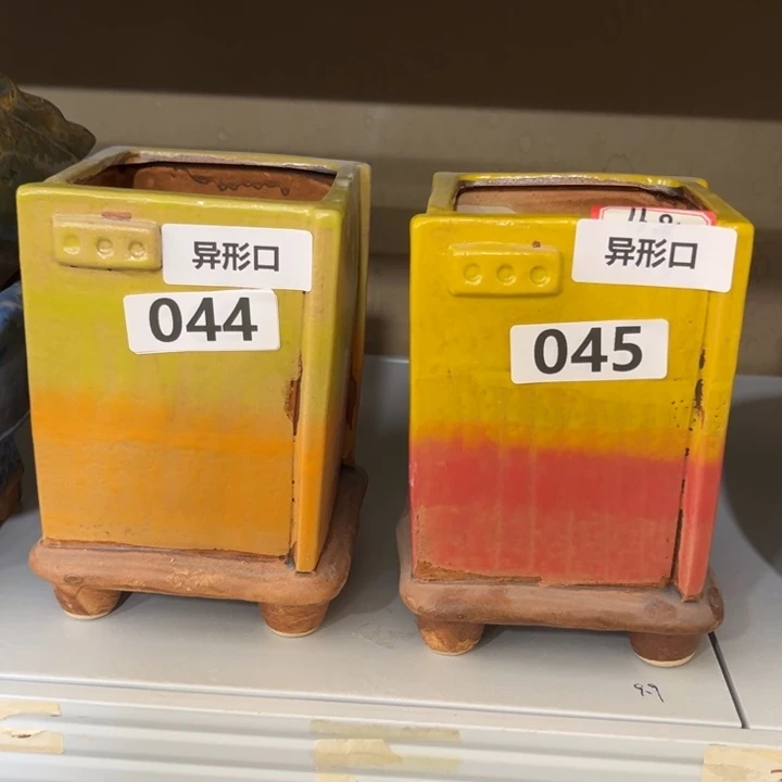 紫砂花盆粗陶材质多肉花盆