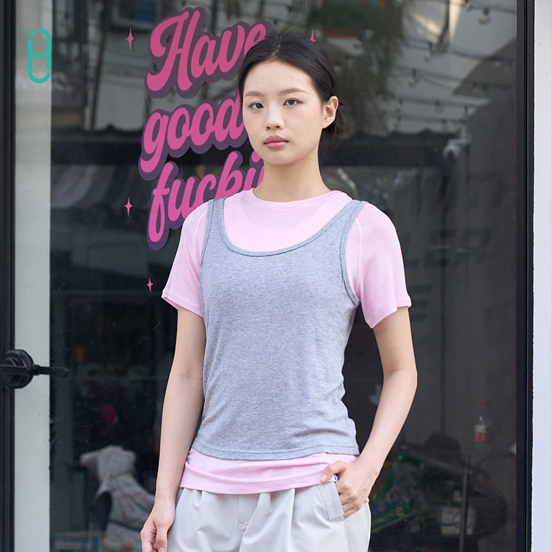 YLI美利奴羊毛背心【羊毛+天丝莱赛尔】气质时尚轻暖显瘦运动针织衫