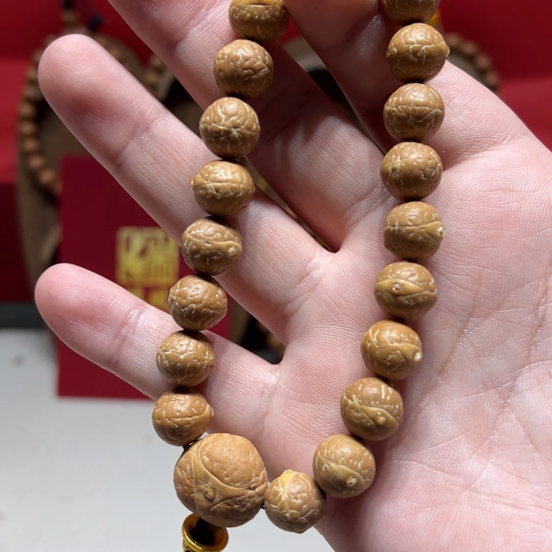 凤眼菩提手串12mm尼泊尔凤眼菩提单圈