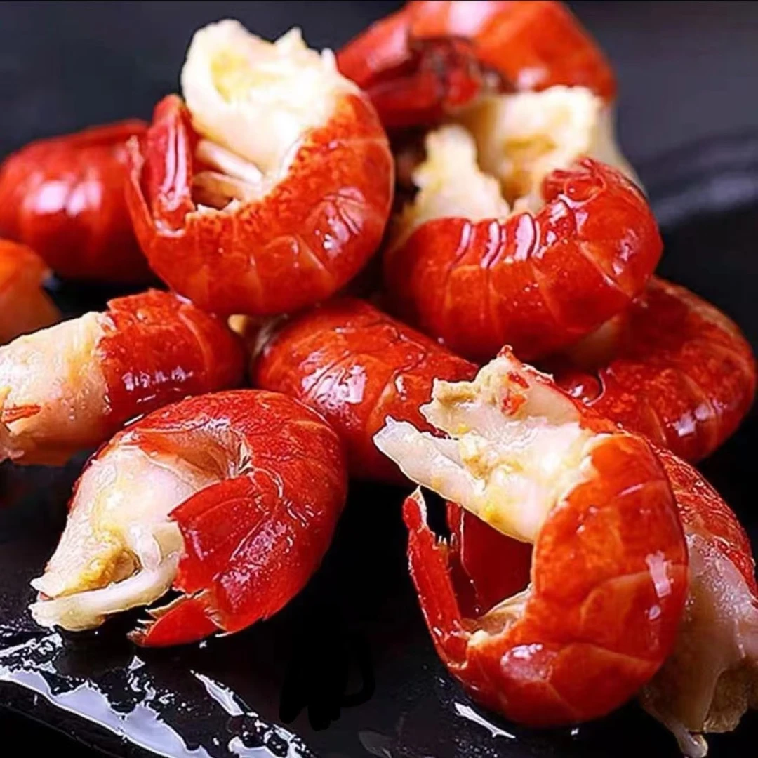 新鲜大号虾尾 活虾现剥 每包90粒左右 5包送4包调料