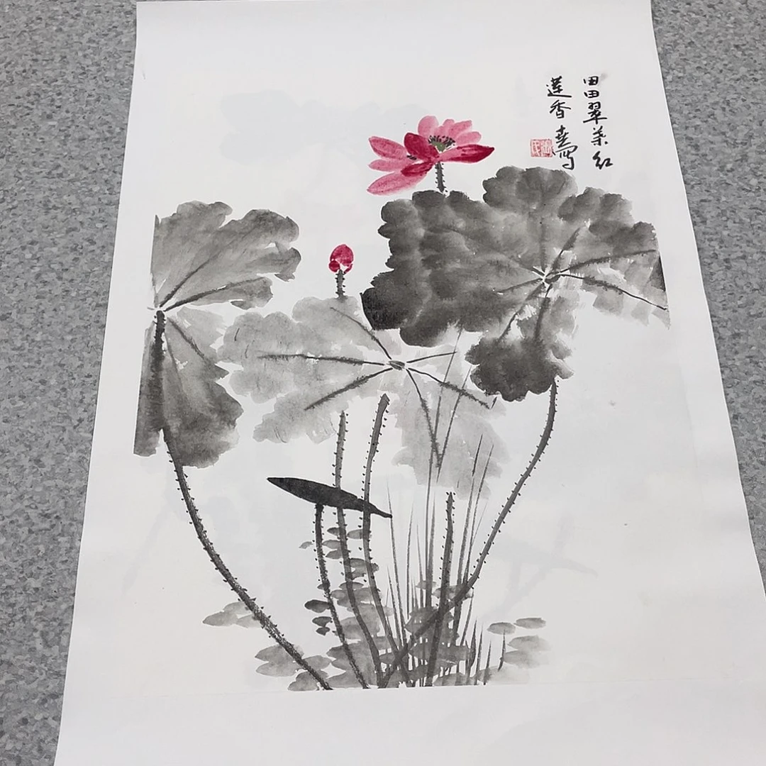 国画1.4平尺国画作品