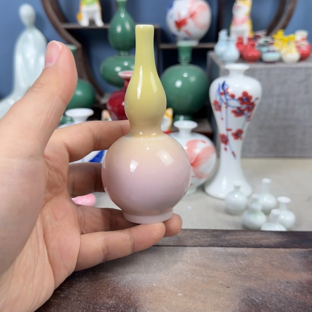 陶瓷手工小花器摆件