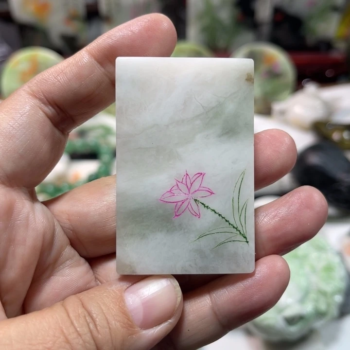 独山玉未镶嵌颈饰