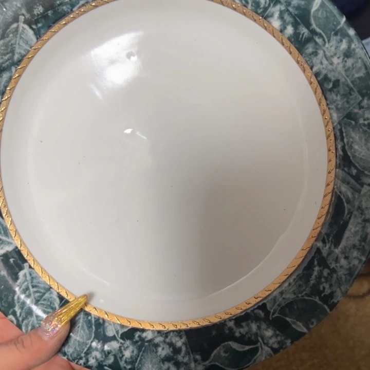 盖碗瓷器直播放漏中