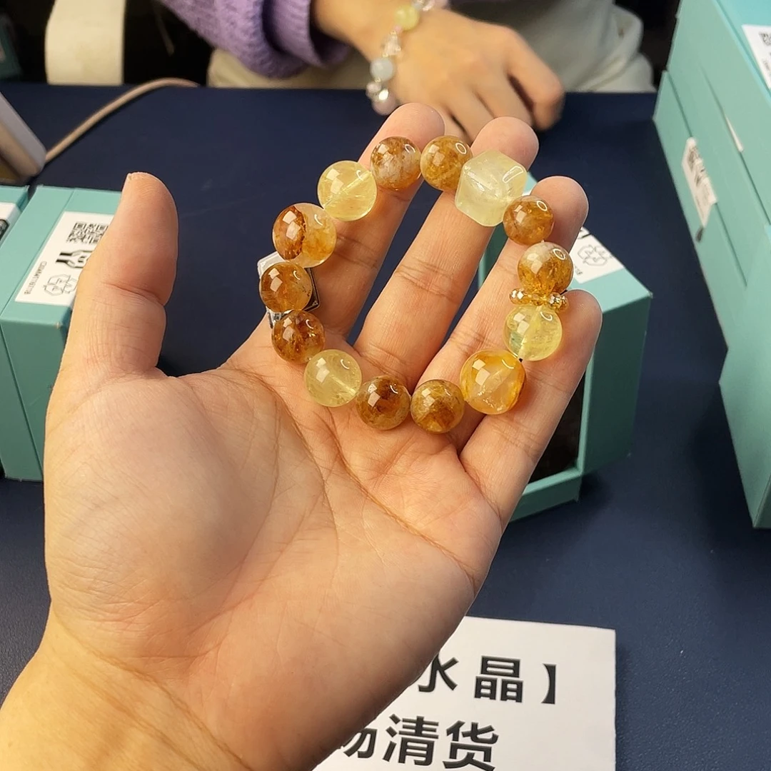手链银S925镶嵌水晶