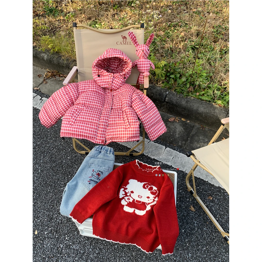 V5424-超厚超好看的年款棉服来啦（拍棉服限量送兔子挂件）