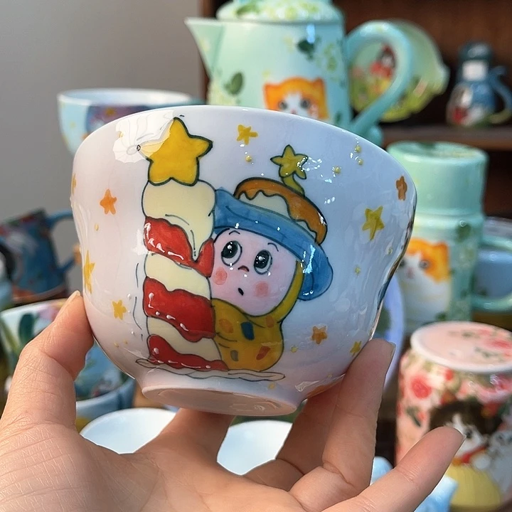 陶景德镇釉下手绘陶瓷