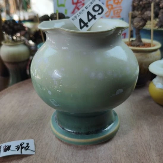 景德镇手工高温陶瓷：口10.5高16