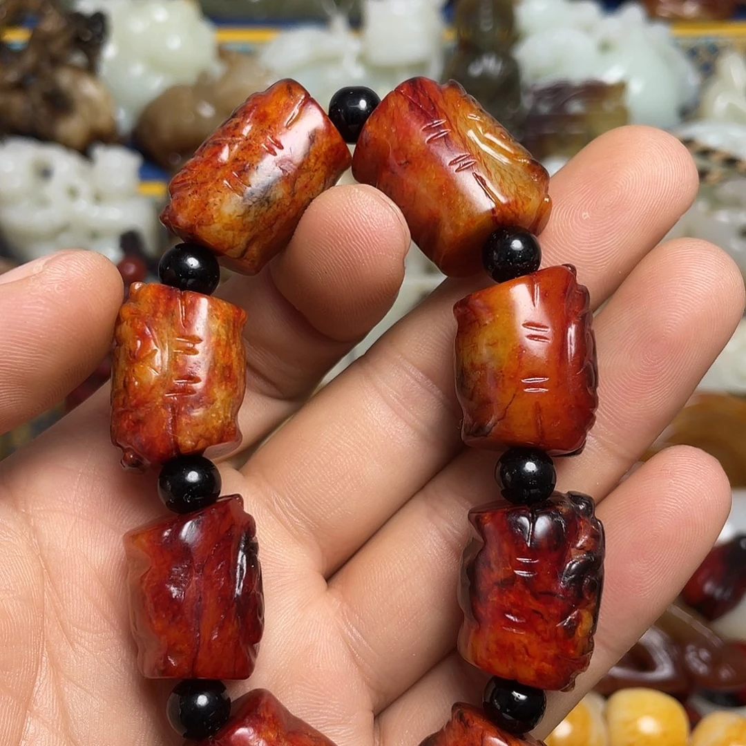 铺***石和田玉未镶嵌挂件