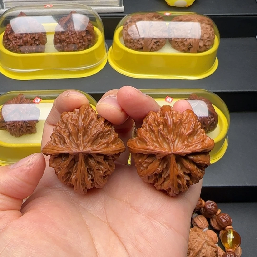 西***海文玩核桃把件苹果园奔