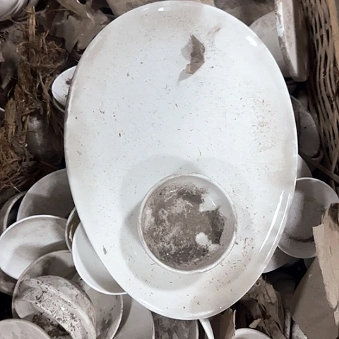 瓷片国营厂送带标碟子