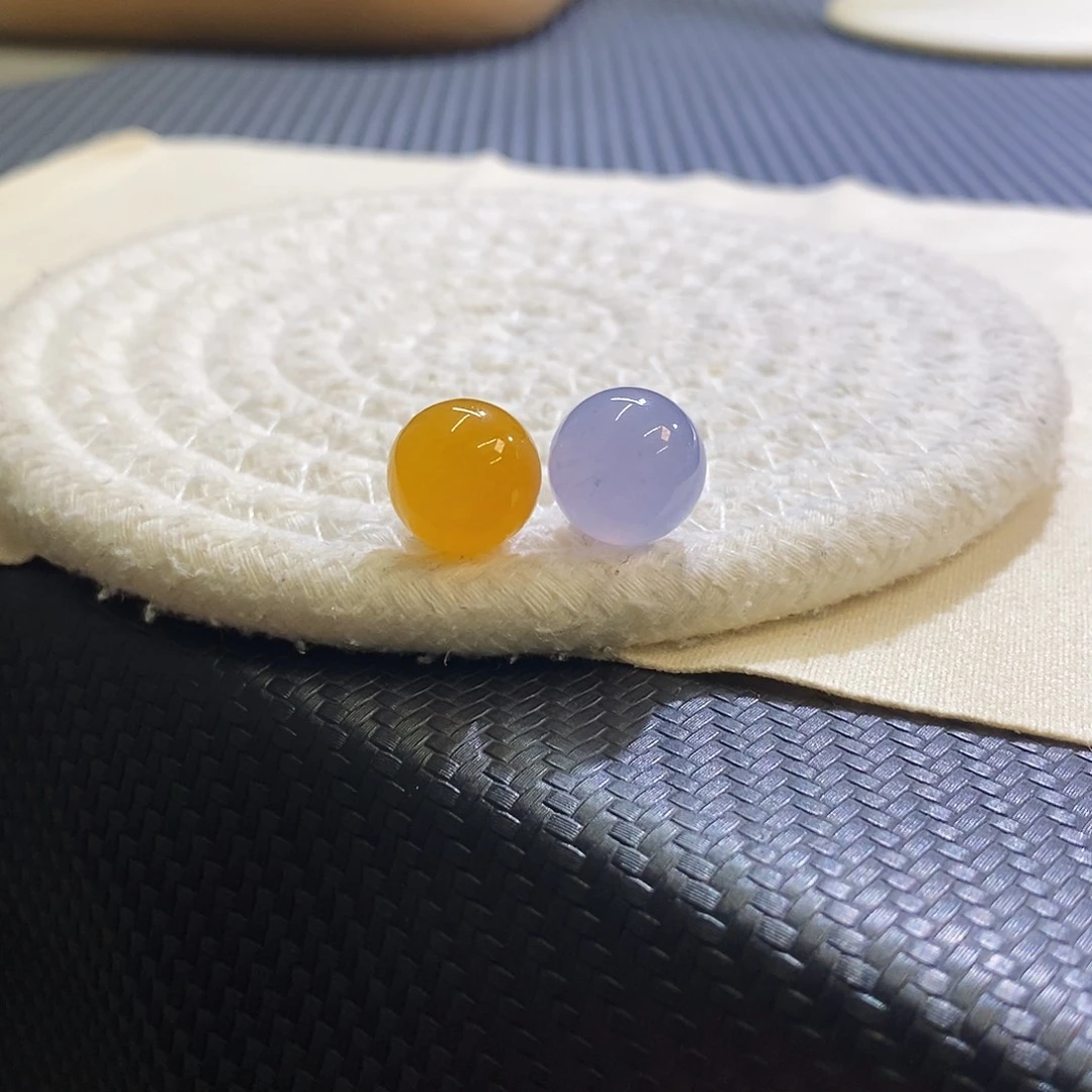 M***西翡翠未镶嵌颈饰卡12.6mm12.9mm
