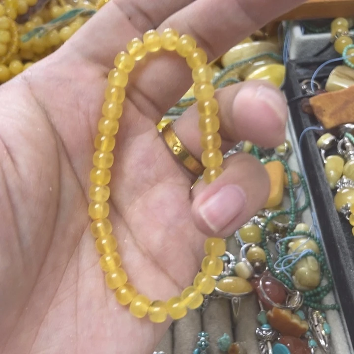 裸石蜜蜡未镶嵌多样性发货