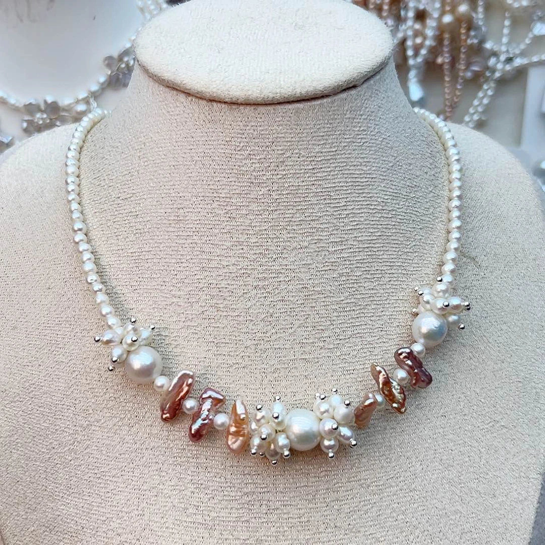 未镶嵌淡水珍珠颈饰