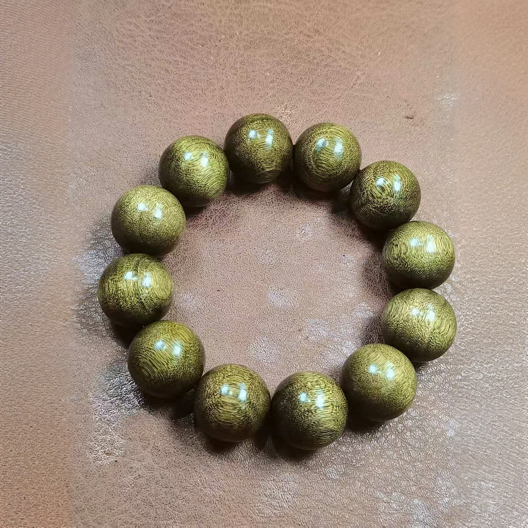 A542金丝楠绿乌金卡2.0单圈手串