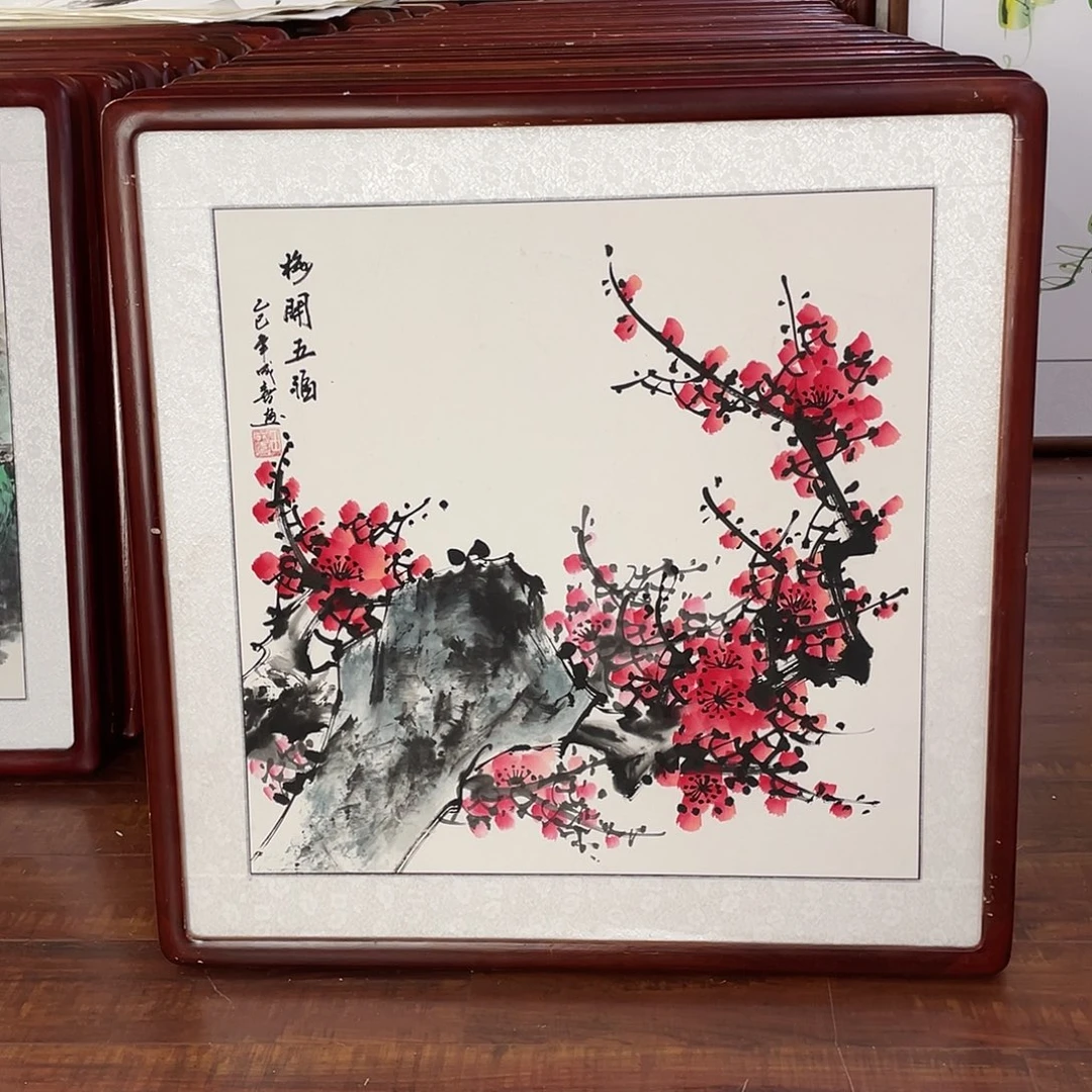 国画带框尺寸63*63厘米