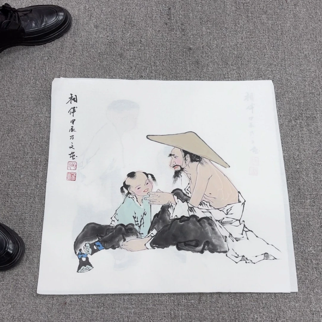 国画国画作品多次