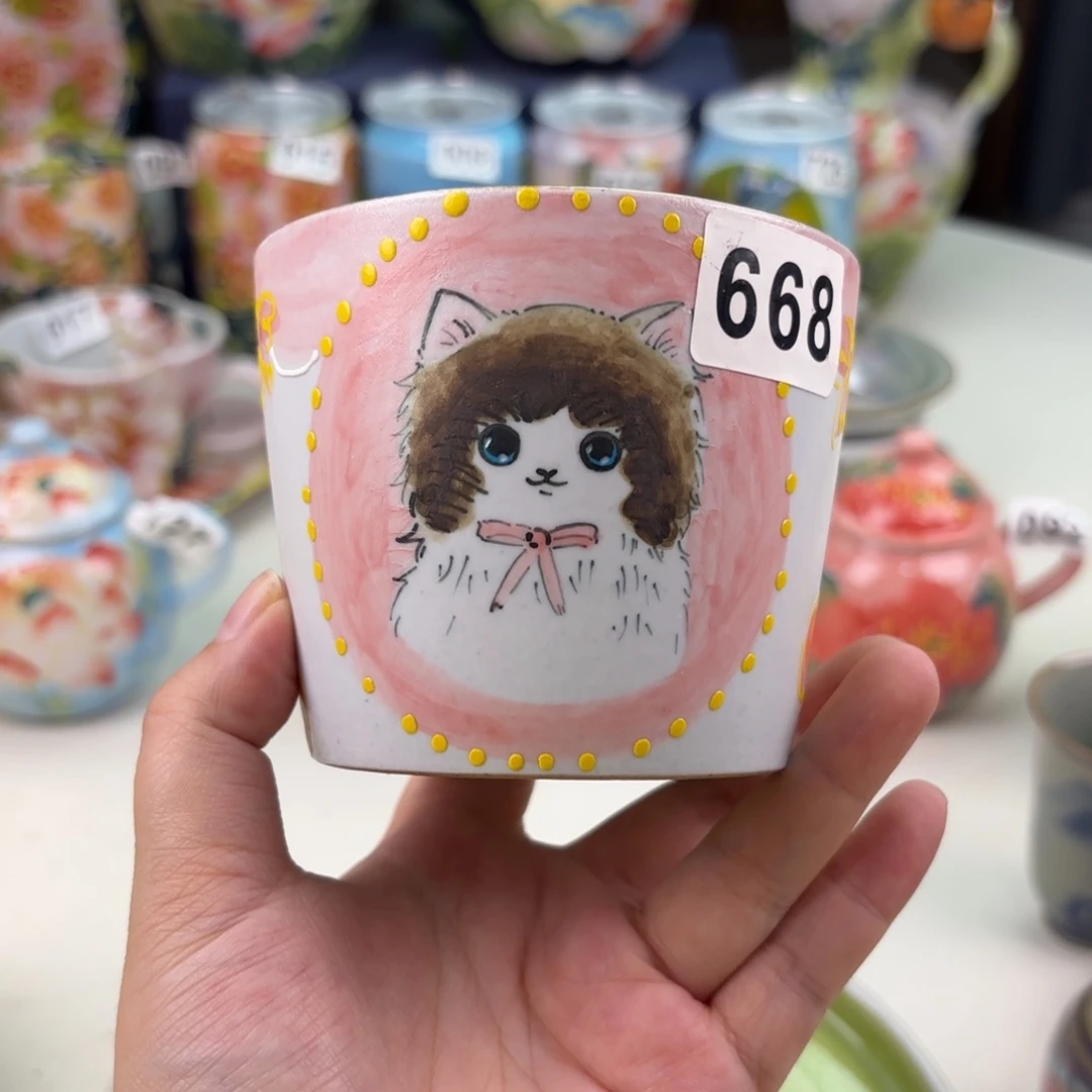 景德镇手绘高温釉下彩陶瓷茶具