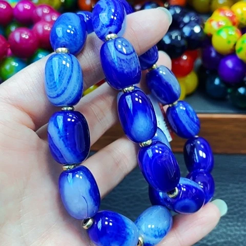 玛瑙/玉髓手链未镶嵌水墨丹青