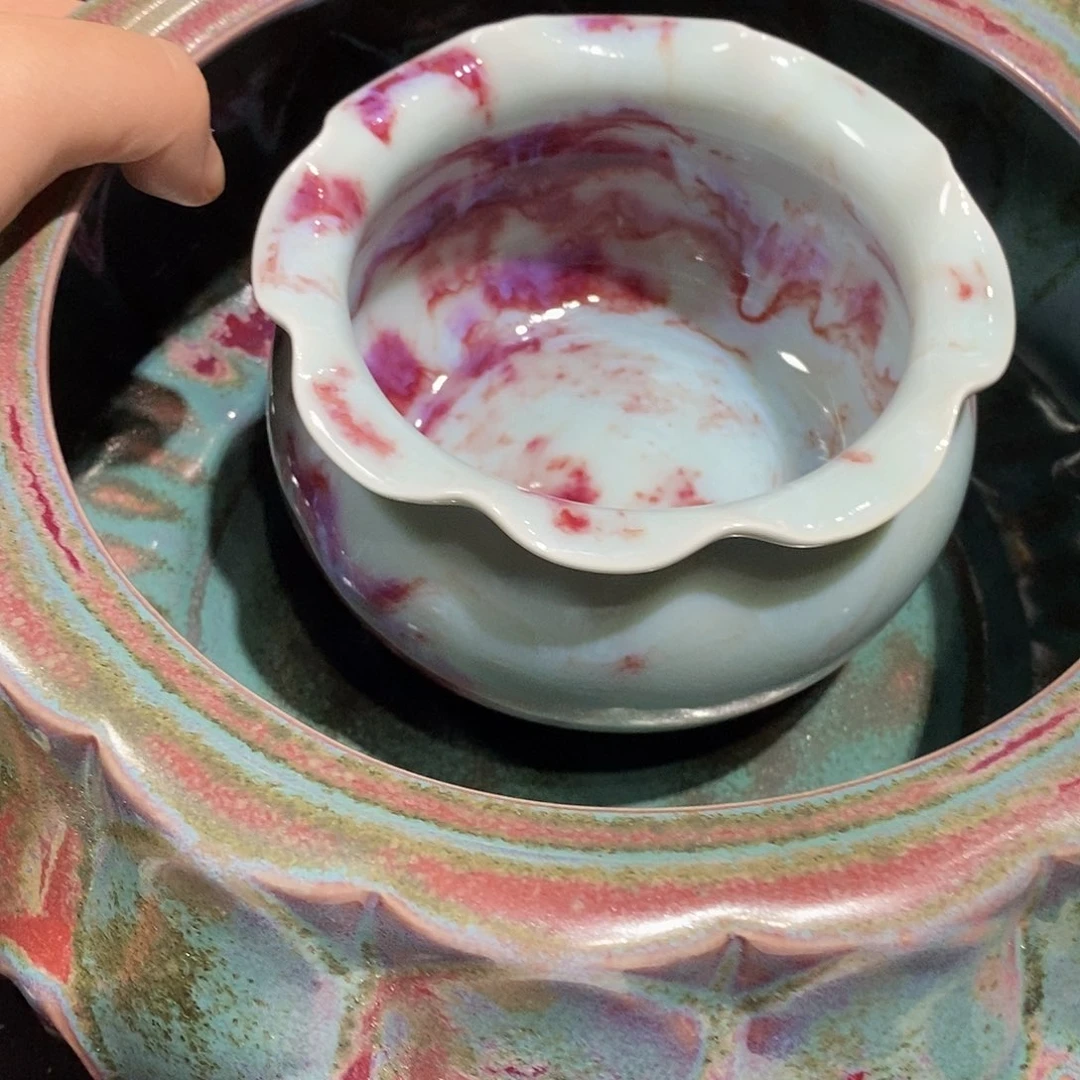 谢***E钧瓷茶洗套装系列