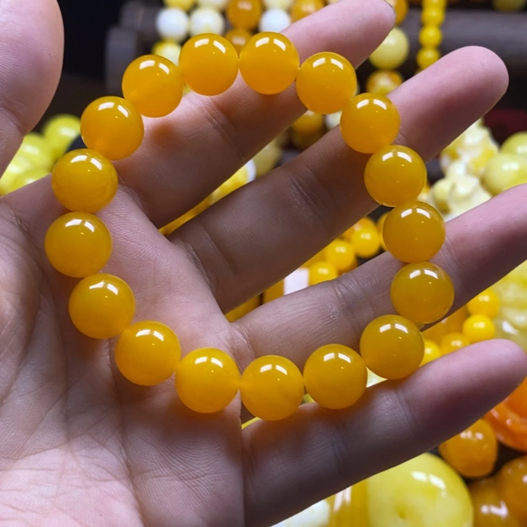 安***长非金属树脂全品无暇12老蜜手串