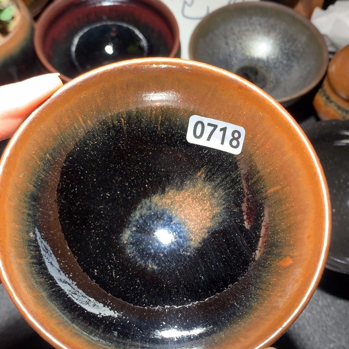 茶盏建窑建盏龙窑柴烧