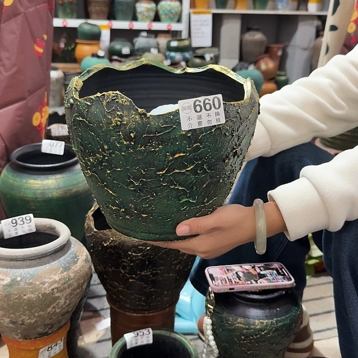 瑕疵金绿壳660高度18口径20