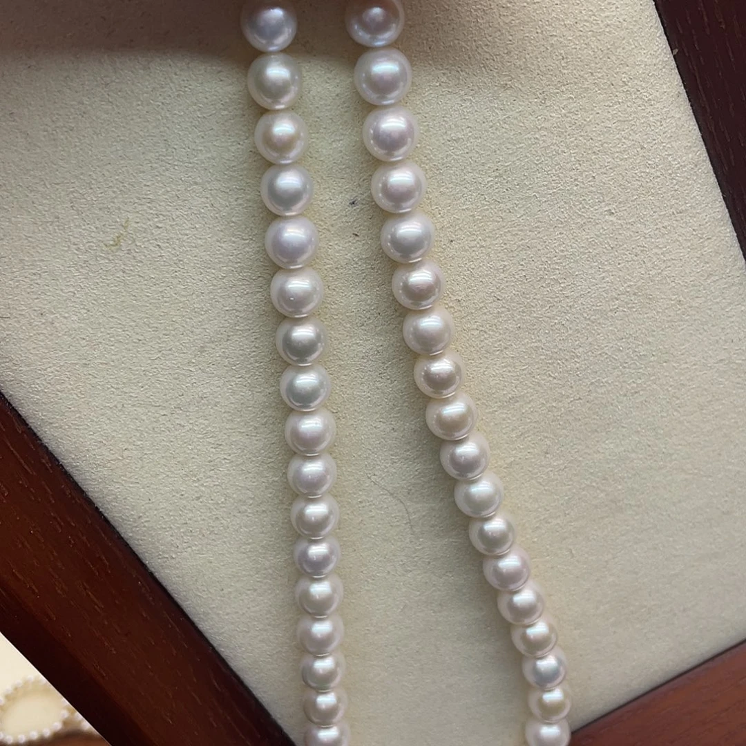 银S925镶嵌颈饰淡水珍珠