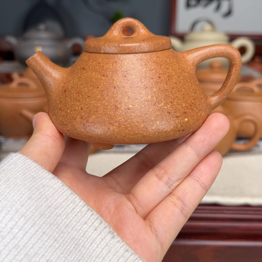紫砂茶壶梨皮黄的150