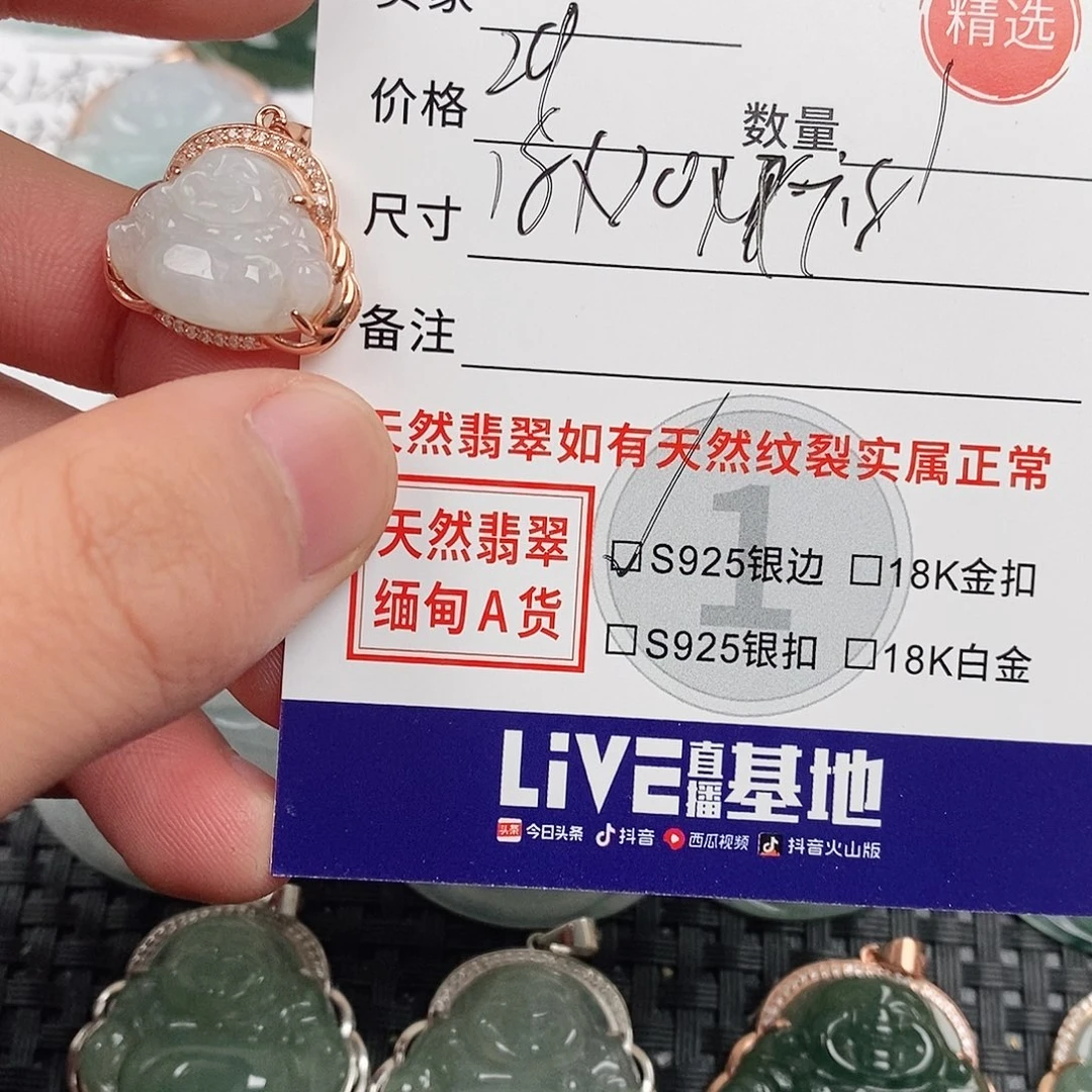 翡翠银S925镶嵌颈饰