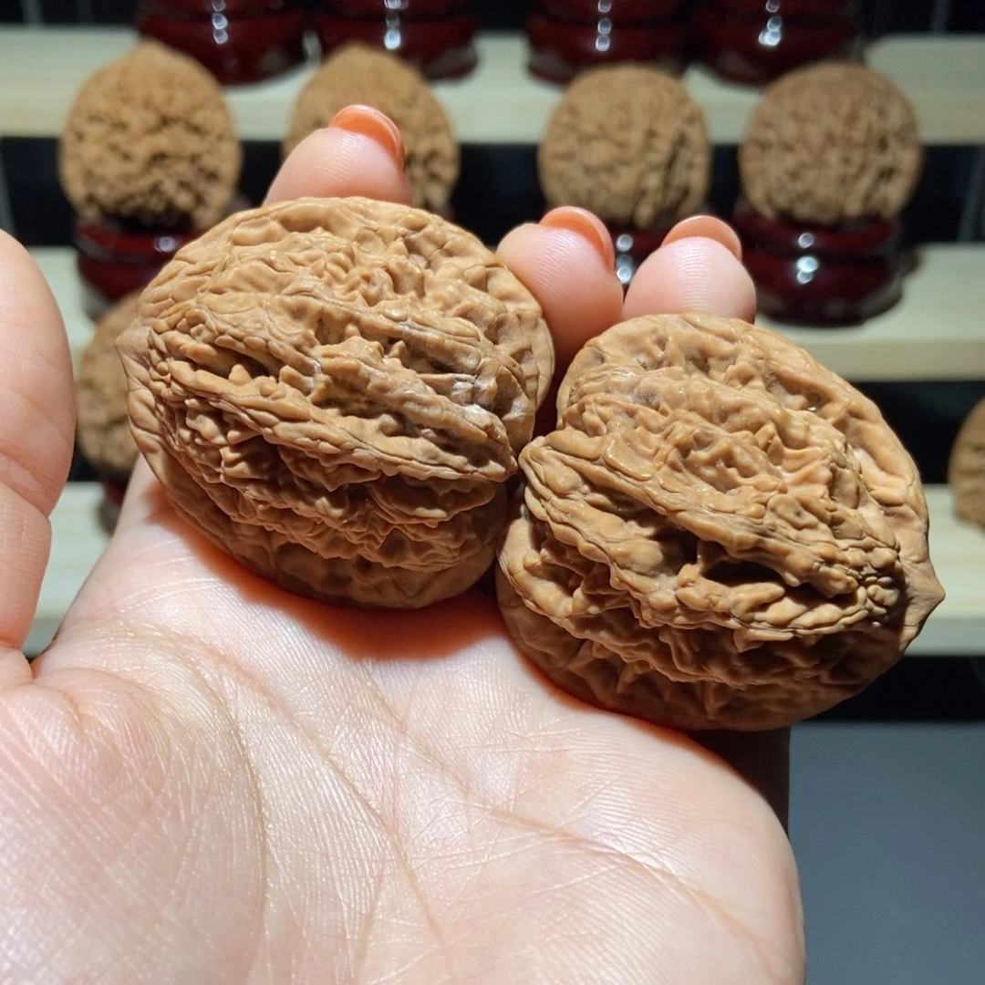 天***限文玩核桃吊坠福利虎头41