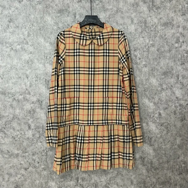 95新 BURBERRY/博柏利 Burberry格纹连衣裙【专属】