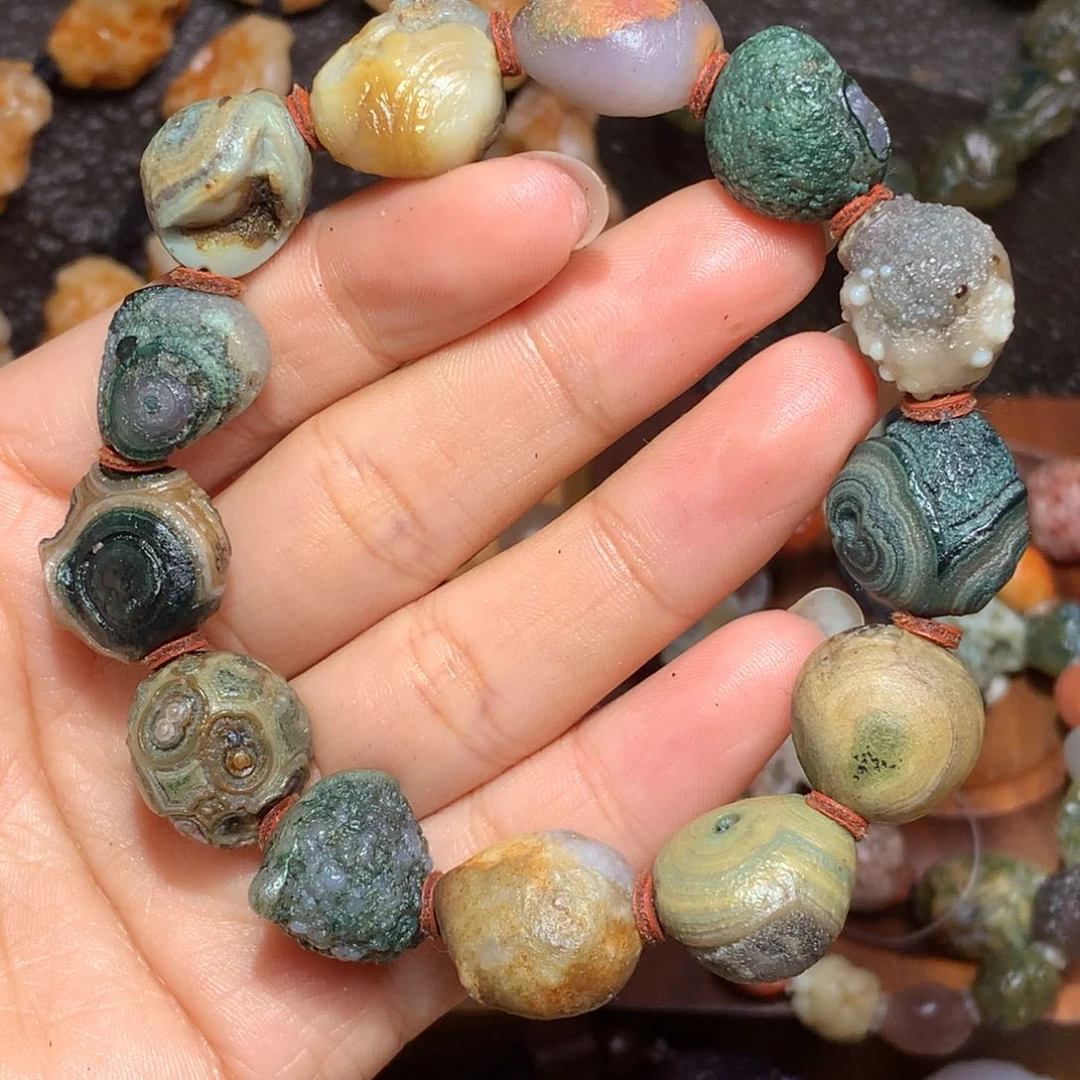 未镶嵌玛瑙/玉髓珠宝半成品