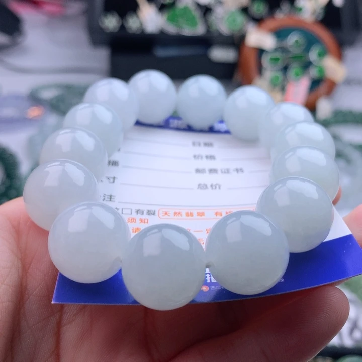 未镶嵌手串翡翠a****金卡16.3