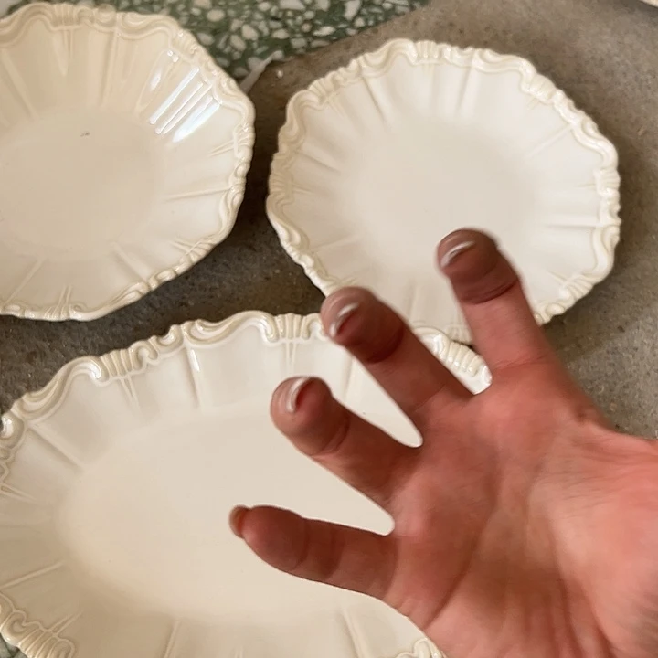 瓷片全部瑕疵商品洛可可3件套