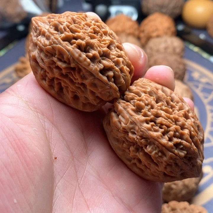荒***P吊坠桃核文玩核桃大蒜头35