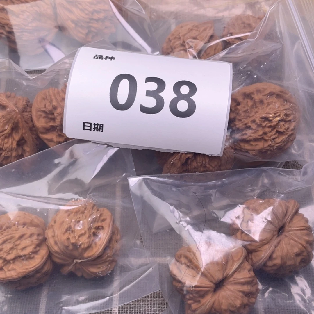 把件文玩核桃38号6对带练手元宝