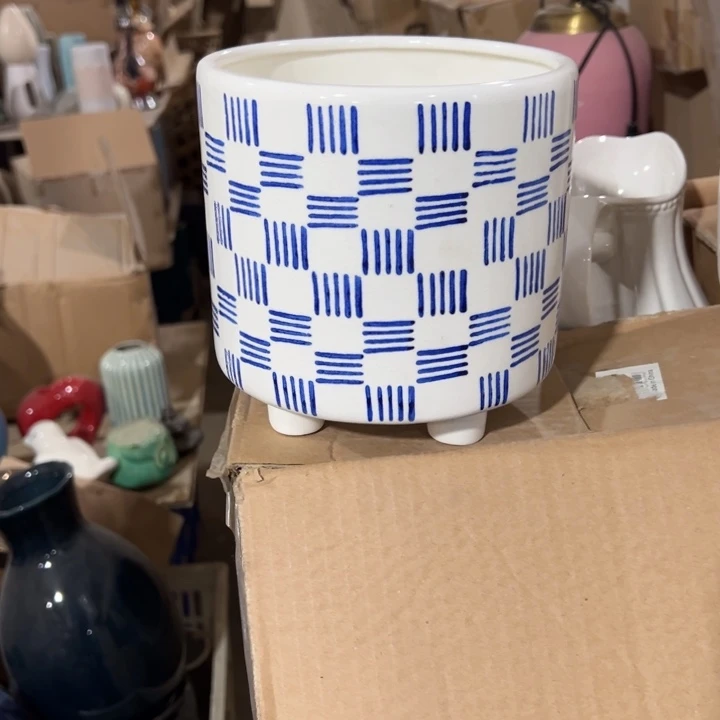 摆件陶瓷花瓶摆件外贸出口捡漏