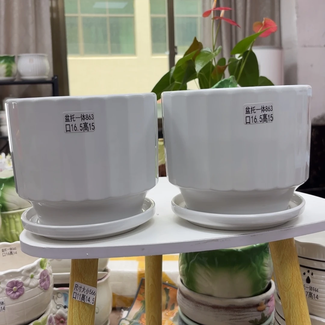 @夏西陶瓷花盆@@5863
