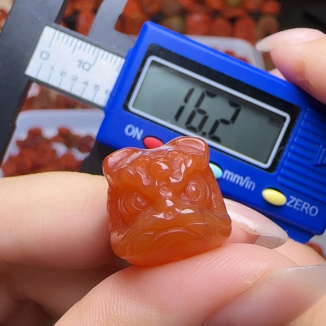 南红玛瑙未镶嵌吊坠(不含链)