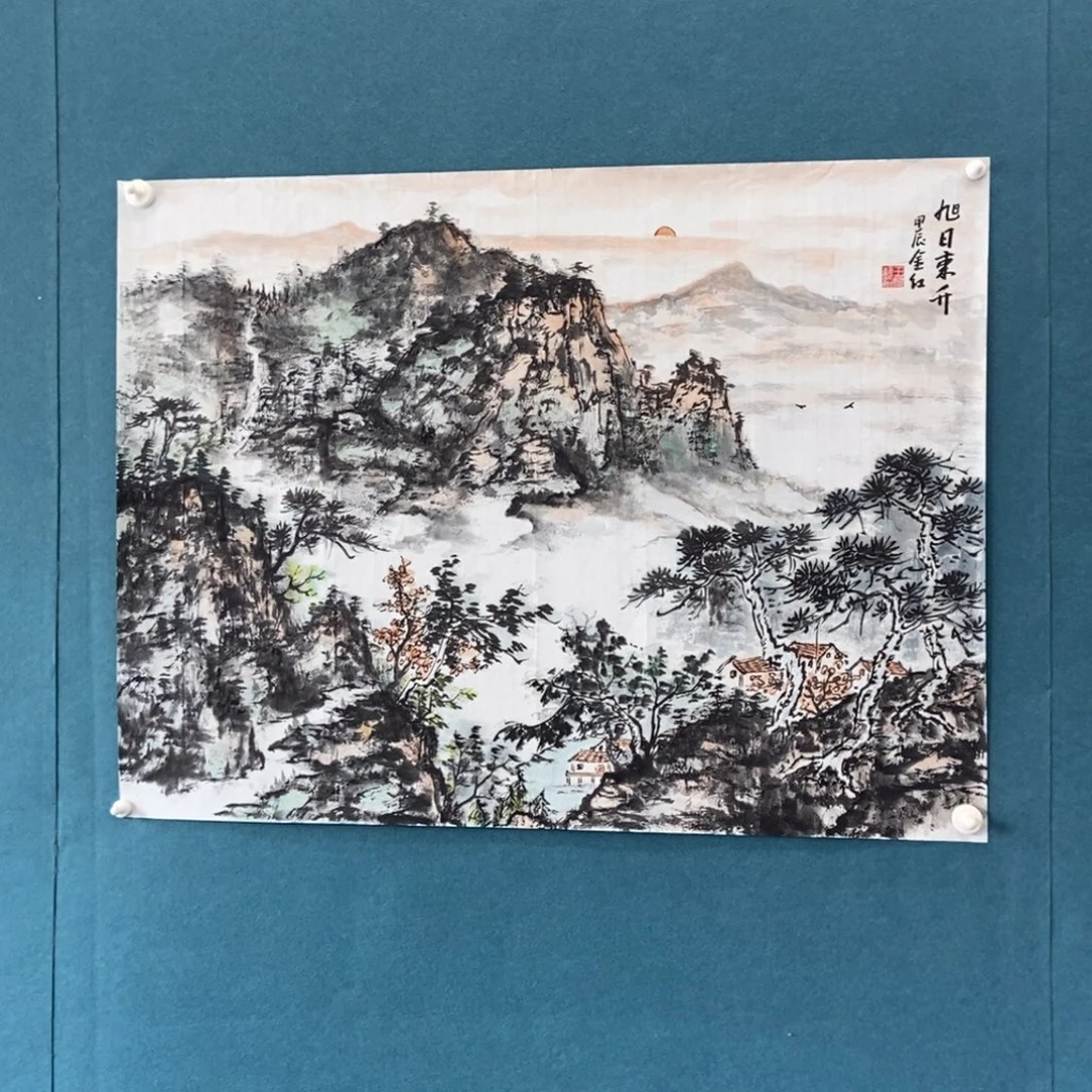 觀***濤国画墨鱼精品墨鱼精品