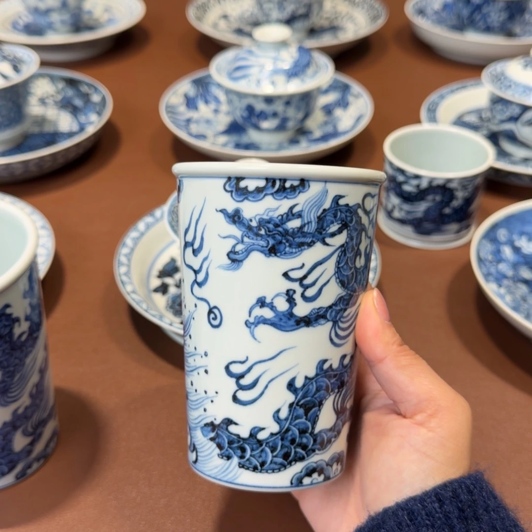 手工手绘茶具可乐杯