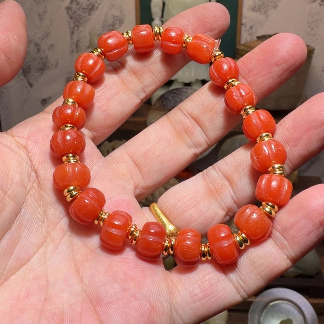 福***南红玛瑙未镶嵌手链